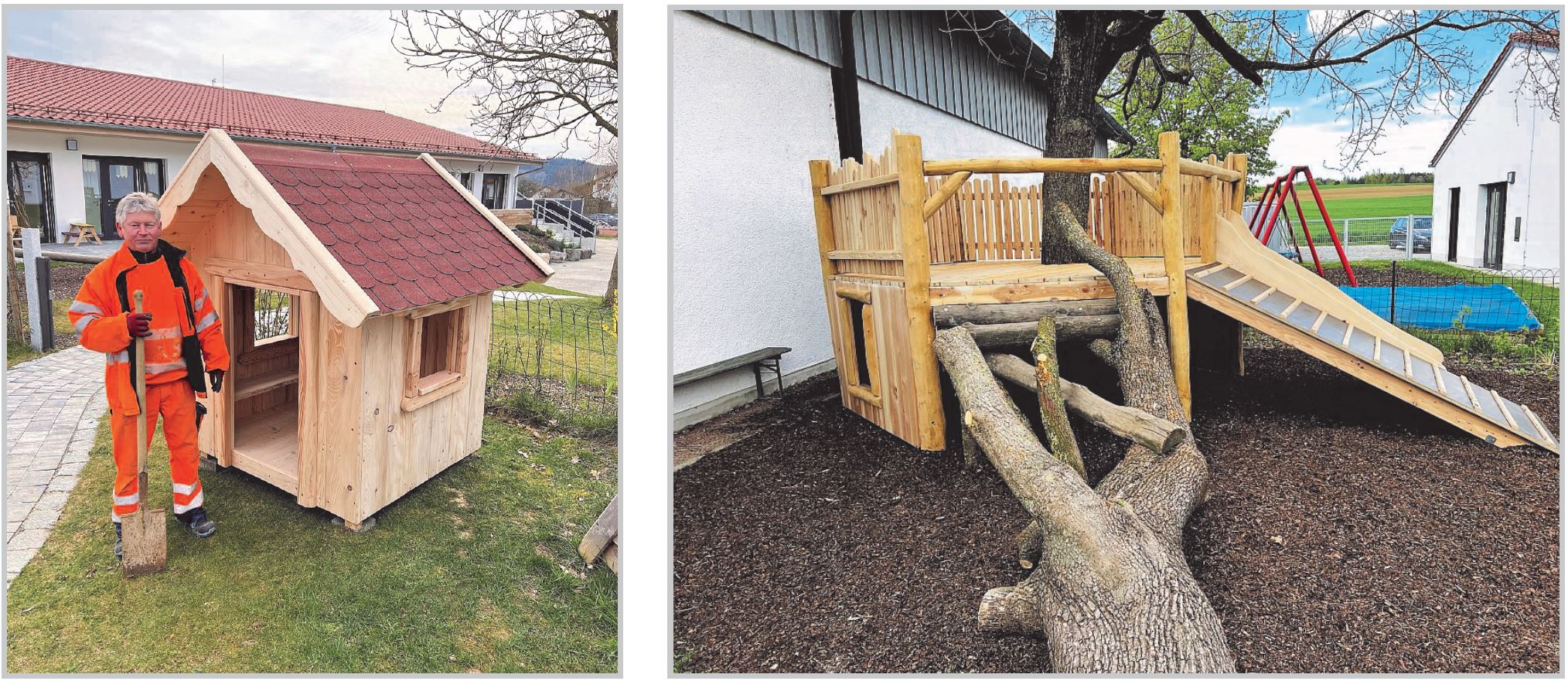 Spielturm Kinderinsel St. Barbara Aham