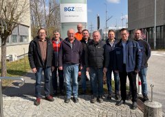 Das Baufhofteam aus der VG Gerzen besucht Brennelemente-Zwischenlager